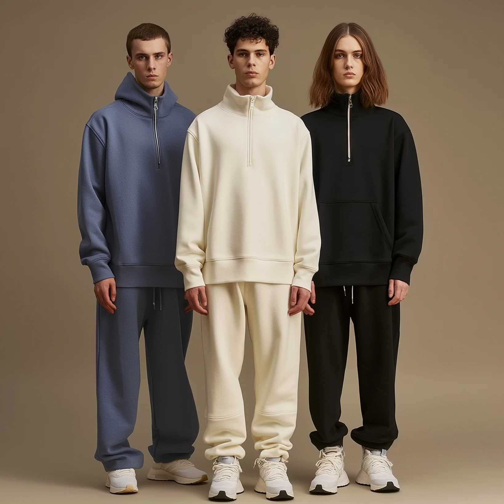 Wholesale Custom Hoodie Printing Half Zip Sweatshirts Golf Mens Fleece Shirt 1/4 Quarter Zip With Stand-up Collar Golf Pullover