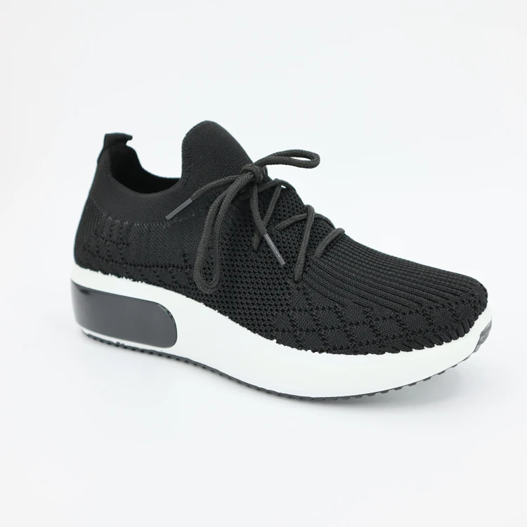 
Breathable walking Comfortable Mesh cloth Casual Sneakers sports knitting Women shoes 