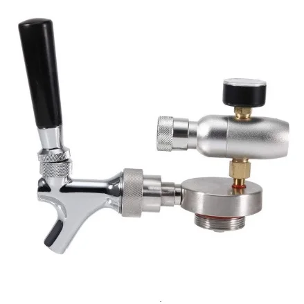 Homebrewing Growler Dispenser Keg Lig with Beer Tap and CO2 regulator