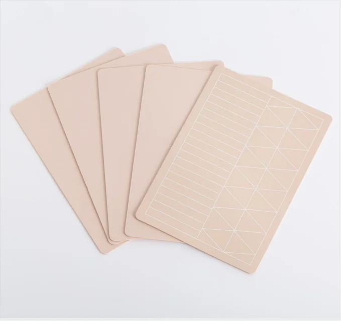 2022 popular private label skin makeup face 3d tattoo skin pmu microblading practice skin