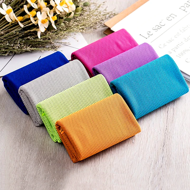 Wholesale gym sports towel quick dry and cooling custom cooling towels microfiber cool sports ice towel