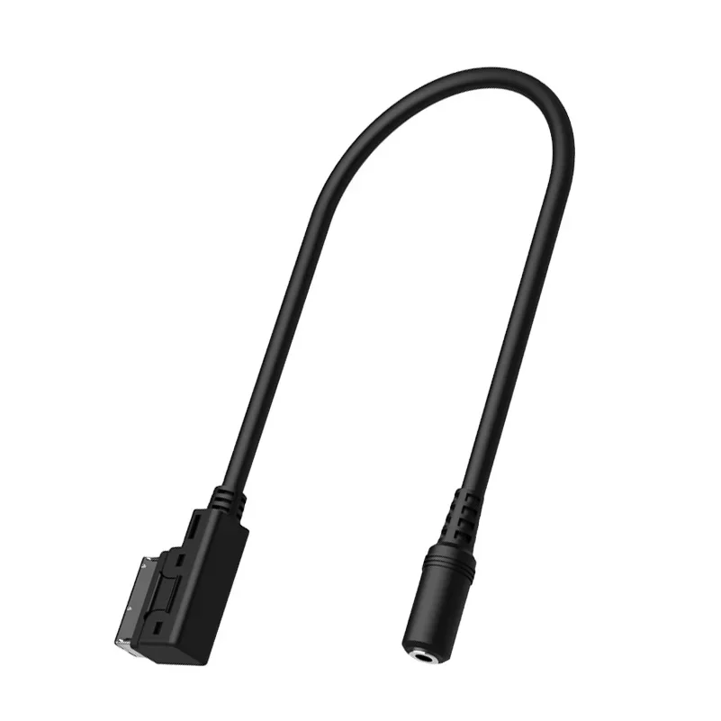 2024 New  Aux-in 3.5mm Jack for IPhone MP3 to AMI Adapter Stereo Music Media Audio Interface Cable For Mercedes Benz AUX Cable