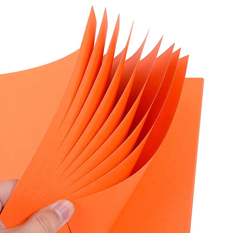 Factory price 250gsm A4 size embossed color board leather grain binding cover paper