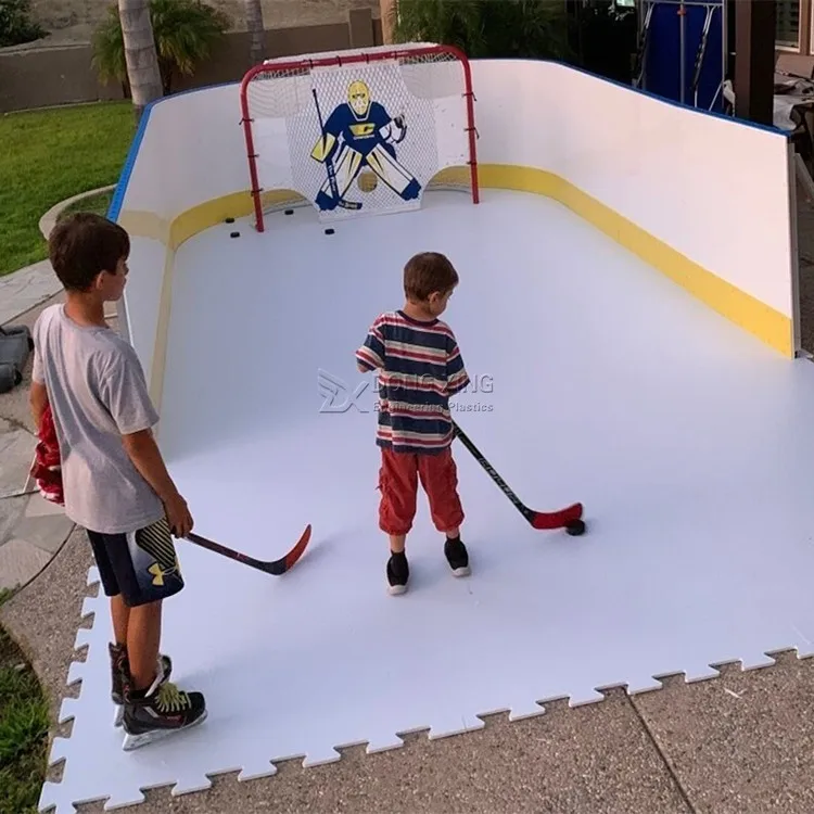 DONG XING cut to size artificial rink synthetic ice skating with faster delivery time