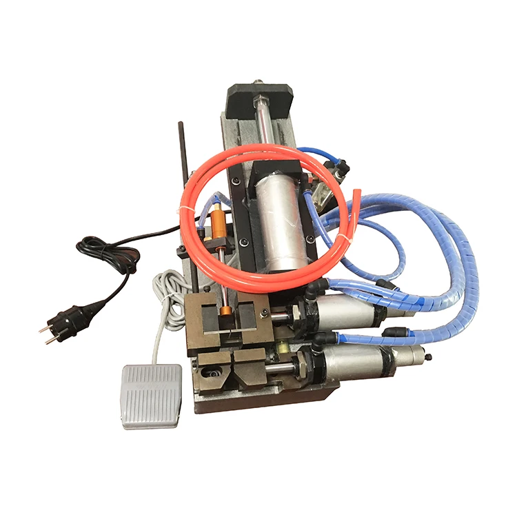 Pneumatic electric outside copper cable wire stripping peeling machine