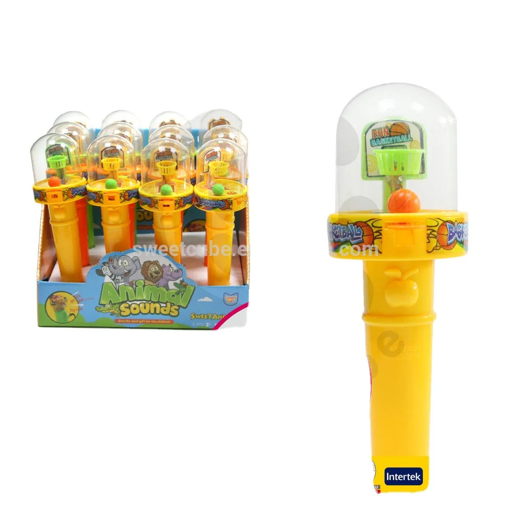 Thumb shots Shootin Hoops Basketball Candy Toy with music and light