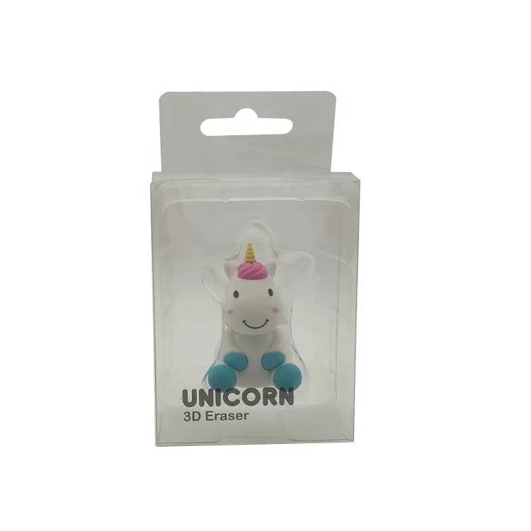 STASUN New Novelty Popular TPR Cute Animal 3D UNICORN Eraser Gift UNICORN Shape Eraser Rubber Pencil Stationery