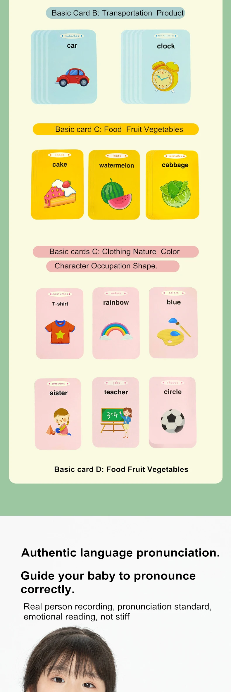 Kid Enlightenment Card Type Early Education Machine Interactive Eye Protection Card Reader Light weight And Comfortable Design 