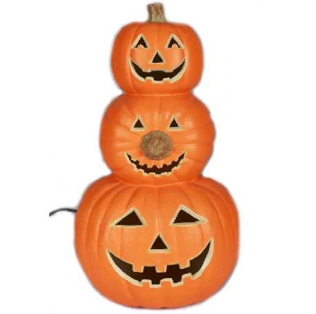 Wholesale at factory price Halloween fence lights Lighted Pumpkin Party Pumpkin head lamp