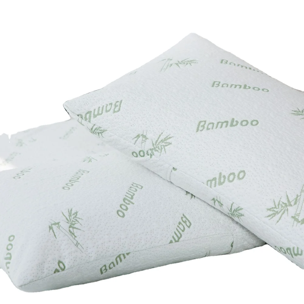 DIY logo Waterproof pillow protector bamboo Terry made in China