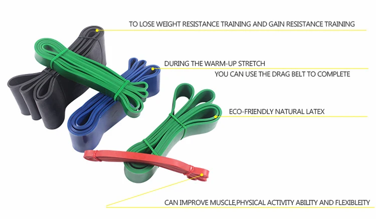 Толстая тяжелая и длинная петля для упражнений, тренировочная лента для поддержки подбородка, растягивания, йоги, пилатеса, ног, клея