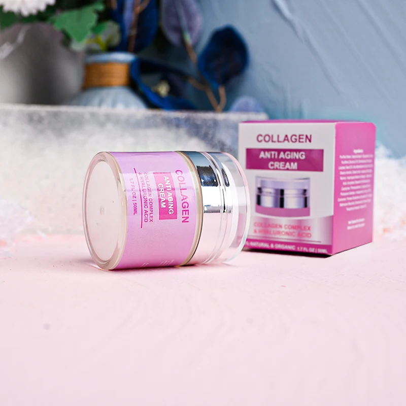 AiXin Private Label 50ML Whitening Moisturizer Face Cream Anti Aging Anti Wrinkles Smooth Skin Collagen Cream  For Face