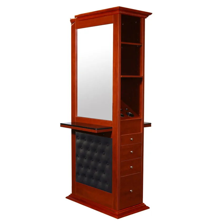 double sided hair hairdressing salon styling stations mirror station salon furniture