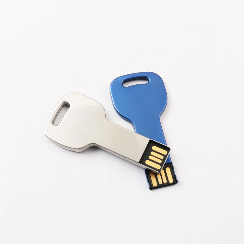 Металлический USB ключ формы ручки привода 128Gb мемориальная палка