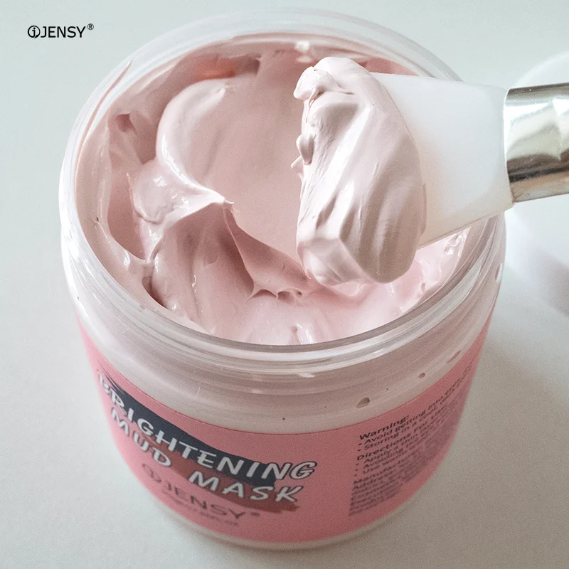 Private Label OEM Beauty Organic Brightening Moisturizing Whiten Carbonated Oxygen Face Care Mud Clay Facial Mask