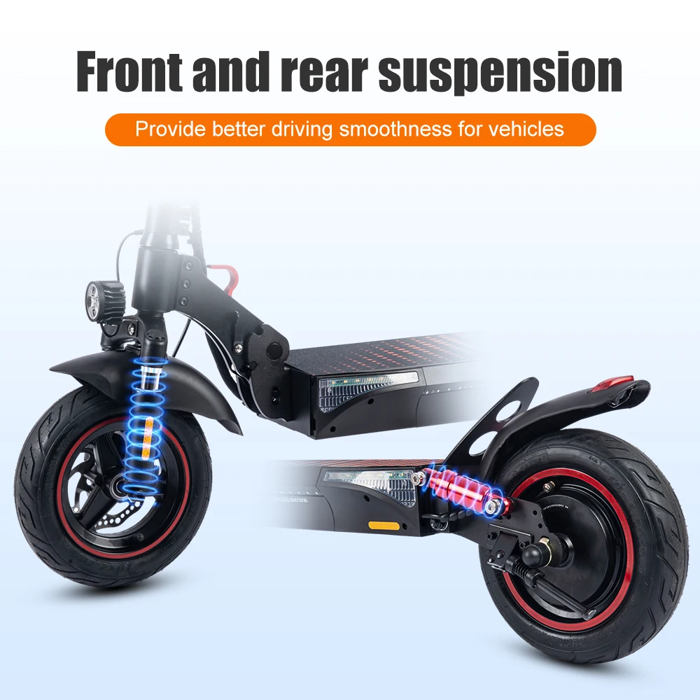 40km/h fast off-road scooter T4 500w powerful motor 48v lithium battery height adjustable adult electric scooter custom