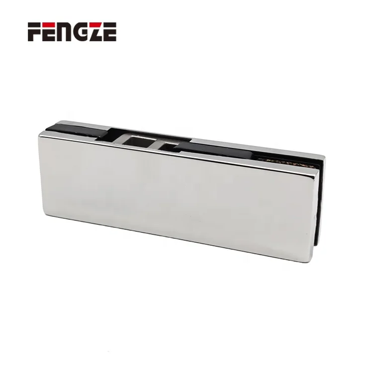 Stainless Steel Patch Clamp Door Fitting VVP Self Closing Glass Door Floor Hinge for Frameless Glass Door Clip