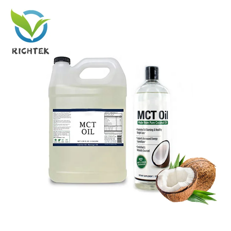 Richtek,ltd Nutruoil Brand Bulk Bulk Fractionated Coconut oil 100% Pure Natural Organic MCT oil