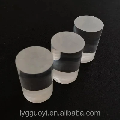 Высокое качество, высокая чистота, Прозрачное кварцевое стекло, твердый цилиндрический стержень для продажи