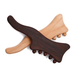 Wholesale high quality low price wood therapy massage tools hot sale Guasha Stick Wooden Scrapping Stick Gua Sha Board