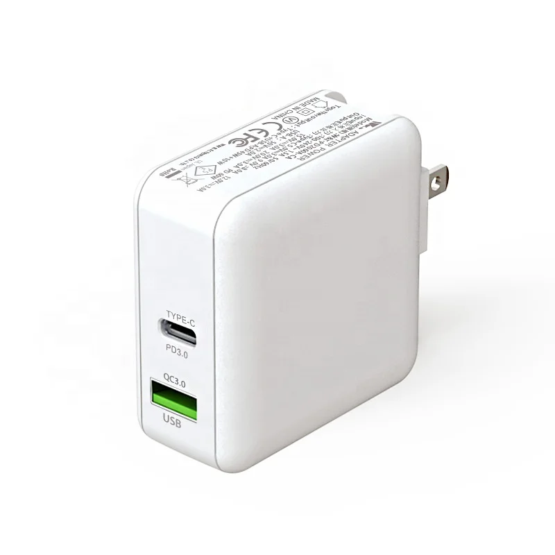 65w 2 in 1 fast charger pd port wholesale super vooc fast usb c eu us au kc uk plug pd charger