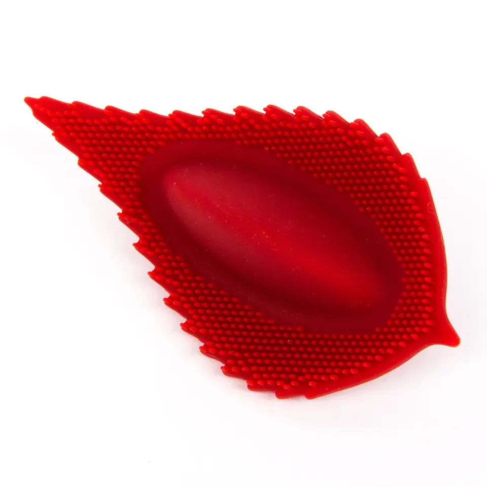 Hot Selling Sex Toys AV Wand Vibrator Clitoris Stimulator G spot Female Leaf Shape Make Up Brush Vibrator