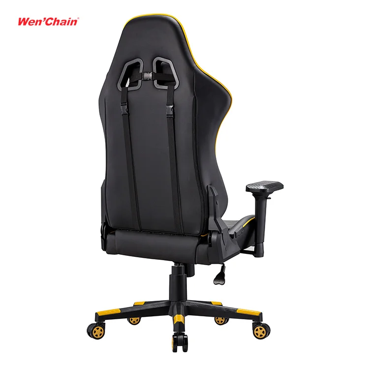 Wenchen G095A Pu Castor Adjustable Armrest Best Ergonomic Game Chair Racing