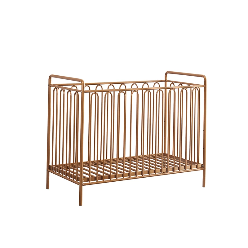 Customized Colors High Quality Metal Material Modern Simple Safe And Sturdy Crib Bed Frame