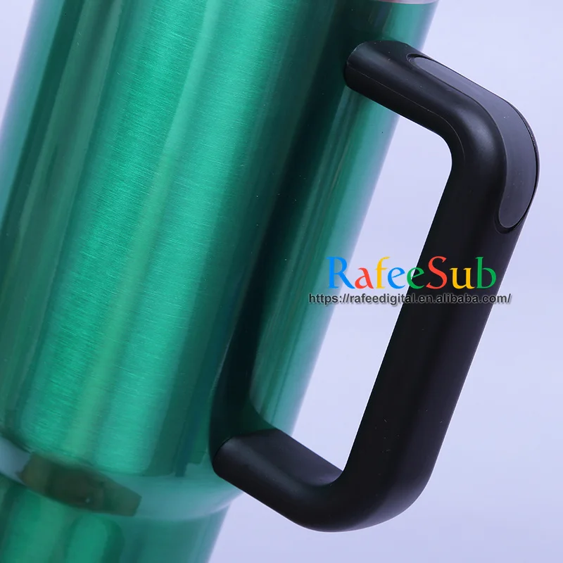 Wholesale Bulk Custom 40oz 40 oz Watermelon Moonshine Double Wall Insulated Stainless Steel Tumbler Cup with Handle and Straw