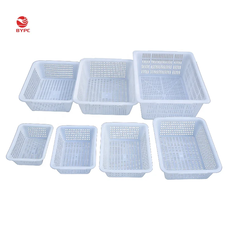 BYPC - China Made rectangle storage large size plastic vented crate / basket for watering fruits / vegetables