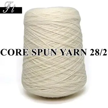 RNT Ne 28/2   51%viscose,23%nylon,26%pbt  dyed  Core Spun Yarn For sweater crochet knitting fancy melange blended yarn