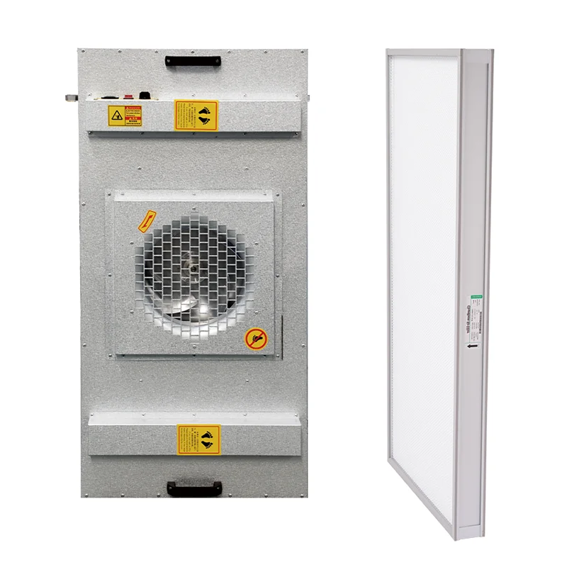 Air Clean Room AC DC Fan Filter Unit H13 H14 HEPA With Mini Pleat High Efficiency air Purifier Laminer air Supply Filter Unit