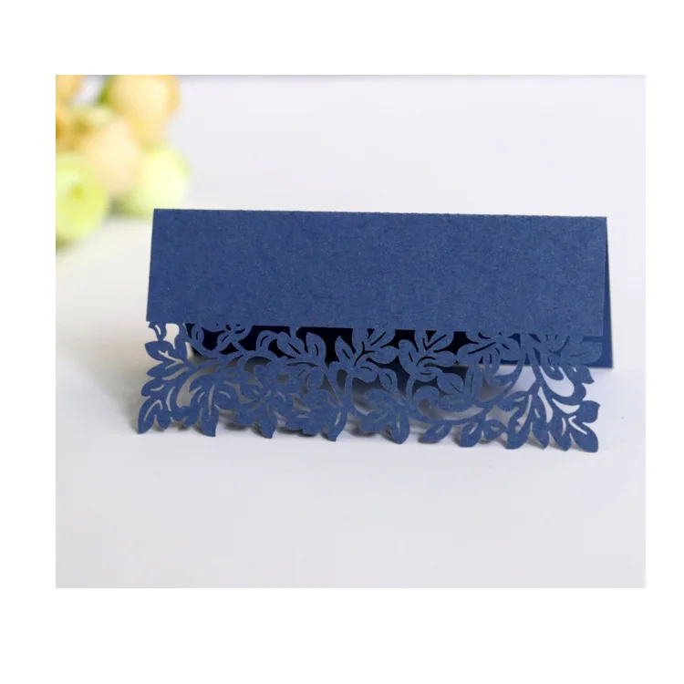 Hollow Out Luxury Table Name Place Cards Wedding Christmas Birthday Party