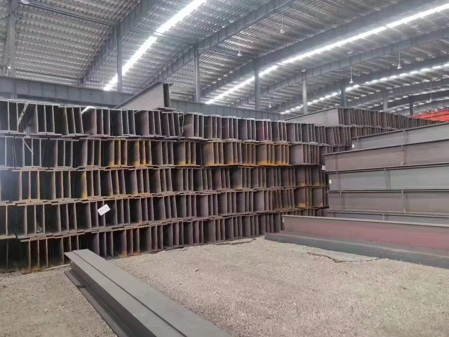 steel h beam section column hot rolled welded ms galvanized painted steel h-beams price h shape steel profile production line