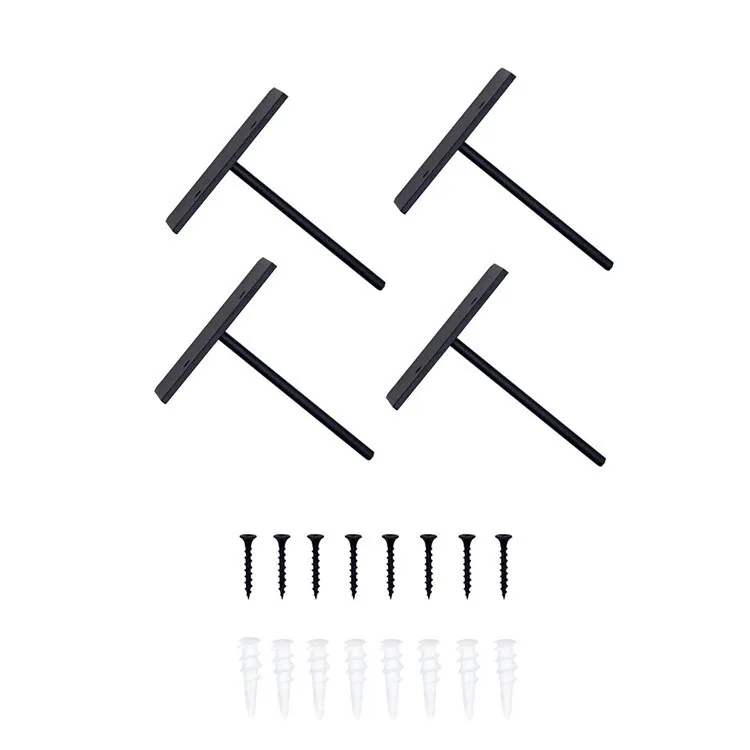 Pine Solid Wood Wall Shelves, Wall Mounted Wooden Shelves for Bathroom Bedroom Living Room Kitchen