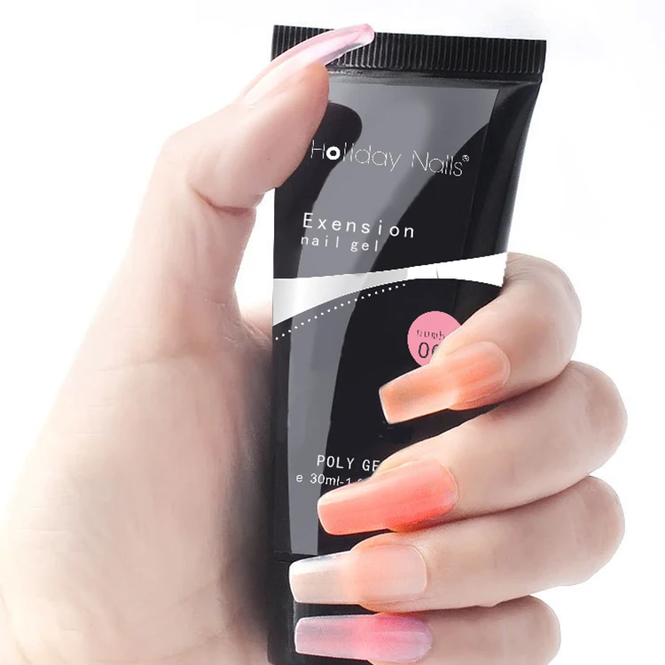 Private Label Nail Extension Poli Gel Nail Kit7 Colors 30ml Poly Gel Nail Set