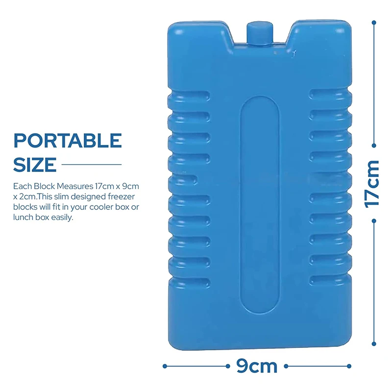 Portable Ice Bricks Ice Block Freezer Ice Packs For Cool Lunch Box Outdoor Camping Picnic