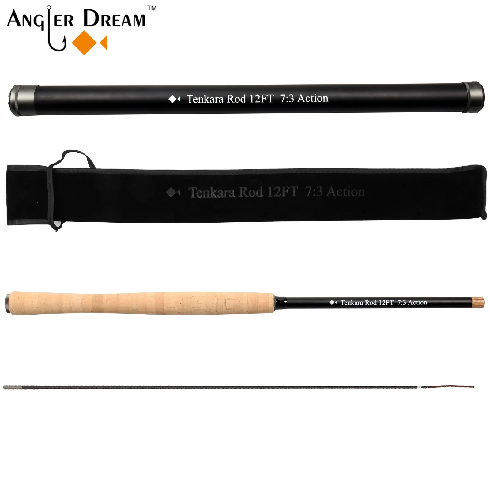 Top Quality SK Carbon Fiber 7:3 Action Tenkara Fly Fishing Rods
