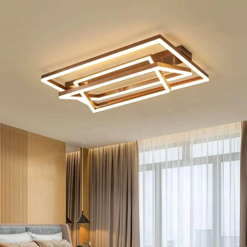 Modern square surface mounted bedroom led lights for home ceiling