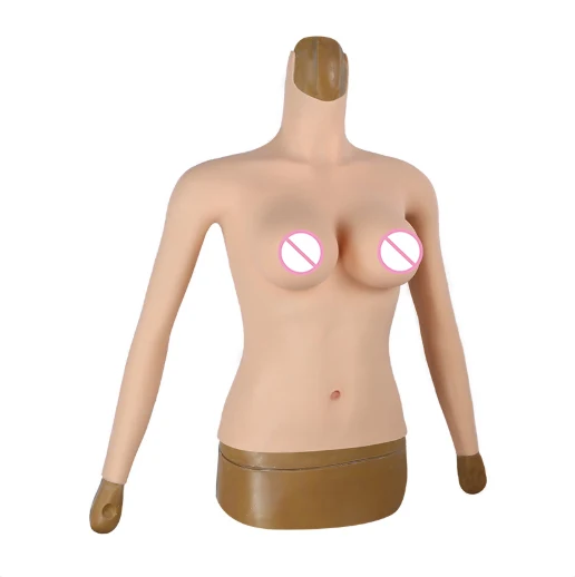 Tgirl No Oil Silicone Breast Forms Mastectomy Halfbody Cosplay Prosthesi  Transvestite
