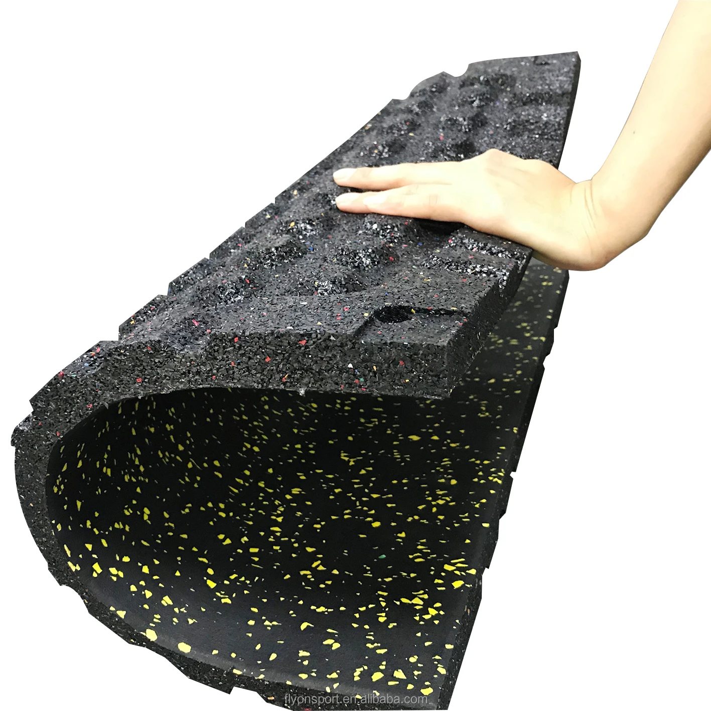 High Quality Anti-Slip Composite Playground Tiles Rubber Floor Mat Gym Flooring