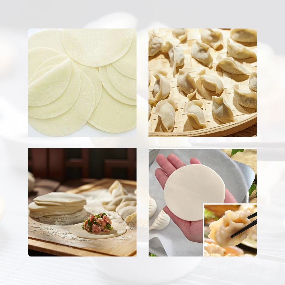 Refrigerated Dumpling Wrapper Pastry Frozen for Convenient Use
