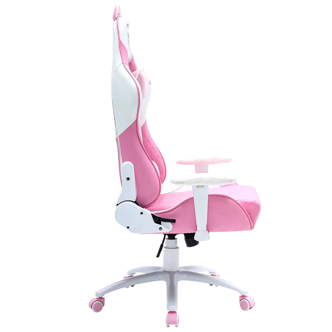 Russia hot pink girl gaming chair cat ear cute computer chair gaming metal frame high back reclining desk chairs