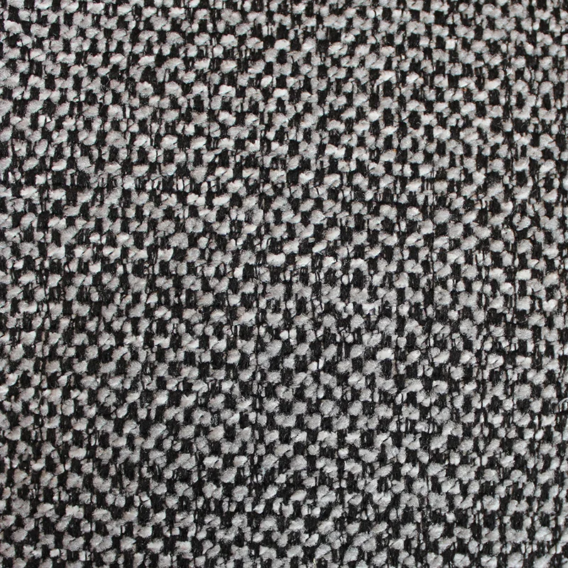 Recycled 100% Polyester Faux Linen Woven Fabric 300gsm Weight Yarn Dyed Upholstery for Sofa for Home Decorative