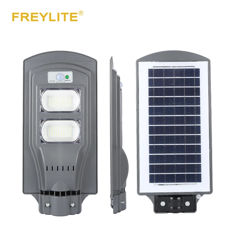  Freylite Top Sellers Outdoor Waterproof Ip65 SMD 30w 60w 90w 120w Integrated All In One Solar LED Street