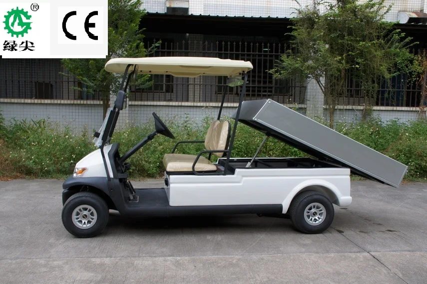 electric 4 or 2 seat utility cargo loading golf car club car with long and short aluminum box tray from factory directly China
