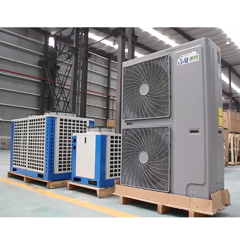 Refrigeration Blast freezer unit U shaped air conditioning cooled condenser 15 hp scroll compressor unit