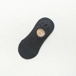 Summer Anti-slip cotton no show ankle socks for women