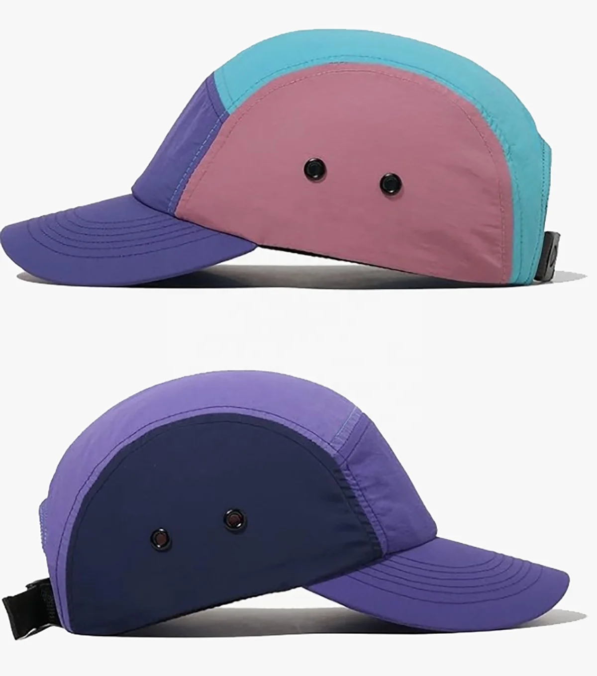 custom nylon waterproof water proof outdoor quick dry fit dry-fit camp running 5-panel five 5 panel 5panel caps hats for men