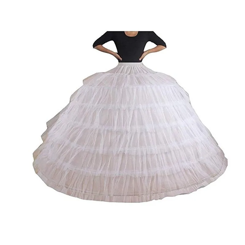 Manufacturer made Hot sale China Factory  Oversize 6 Hoop Crinoline Colossal Puffy Petticoat For Ball Gowns